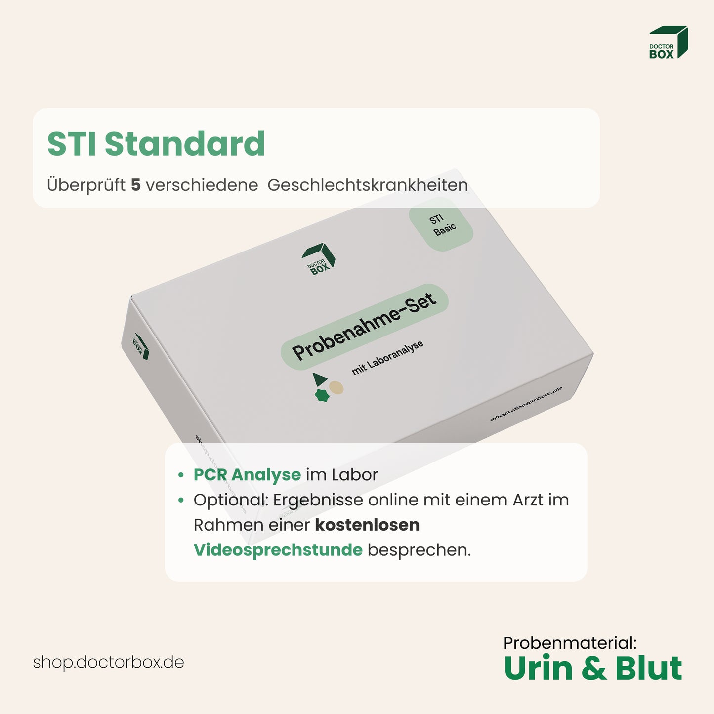 STI Test Standard - Sexually Transmitted Disease Test