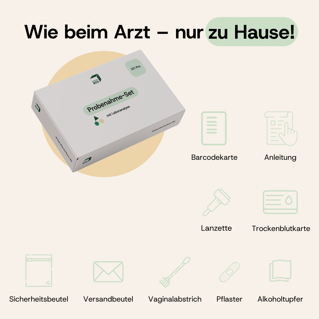 STI Pro Heimtest - Geschlechtskrankheiten-Test