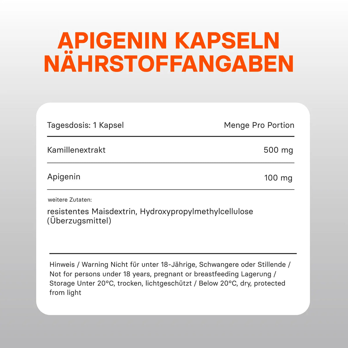 Apigenin - Kapseln