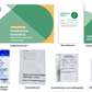 Auf dem Bild wird der Inhalt der Verpackung der Darmkrebsvorsorge abgebildet. Links oben die Verpackung in der Frontalansicht, gefolgt von der Barcodekarte, der Gebrauchsanleitung, unten links dem Sicherheitsbeutel mit Saugeinlage, dem Versandbeutel, dem Stuhlröhrchen mit Auffanghilfe und einem Alkoholtupfer