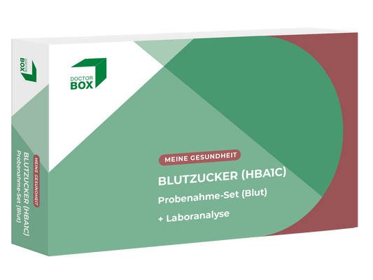 Verpackung des Probenahme-Sets für Blutzucker (HbA1c)