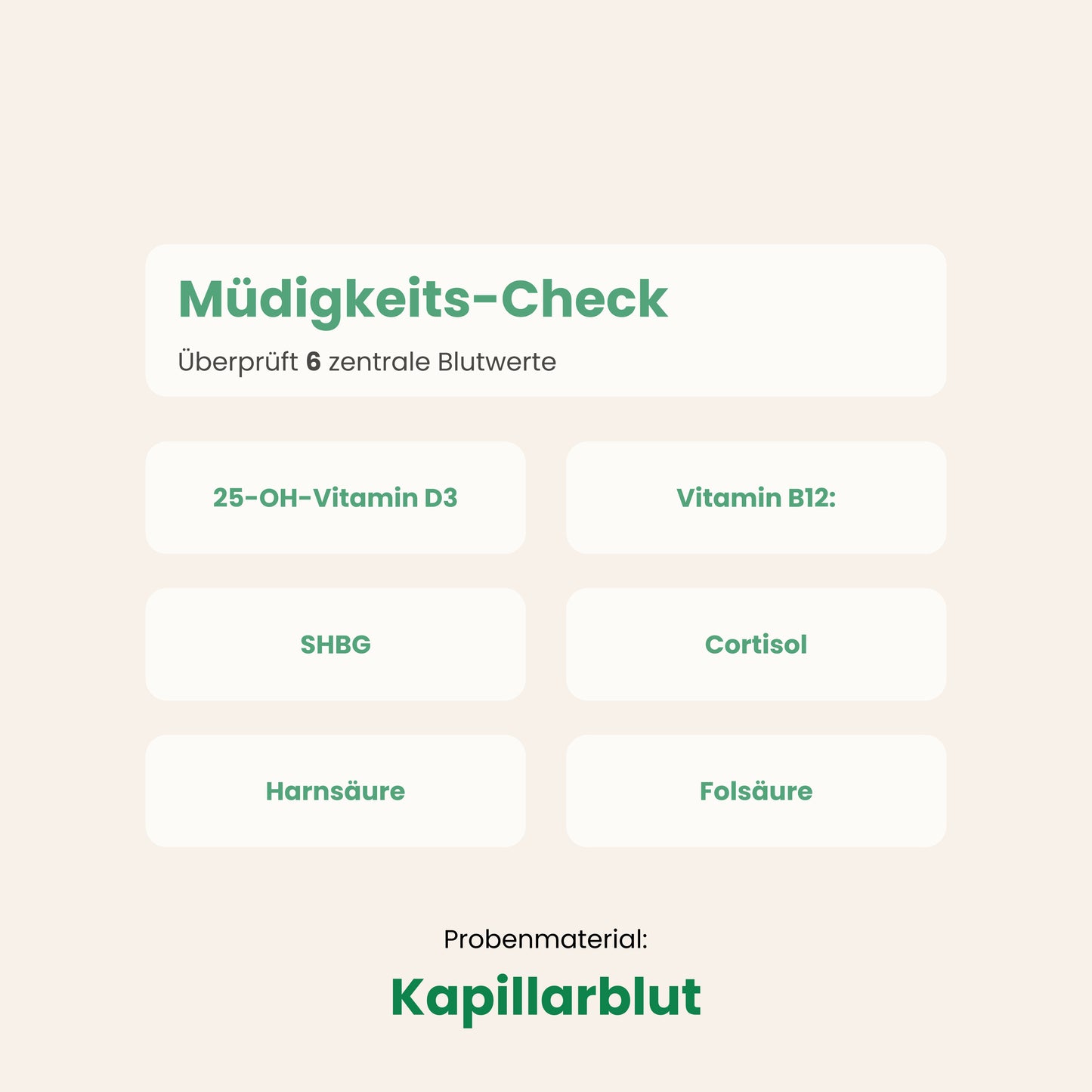 Müdigkeits Check