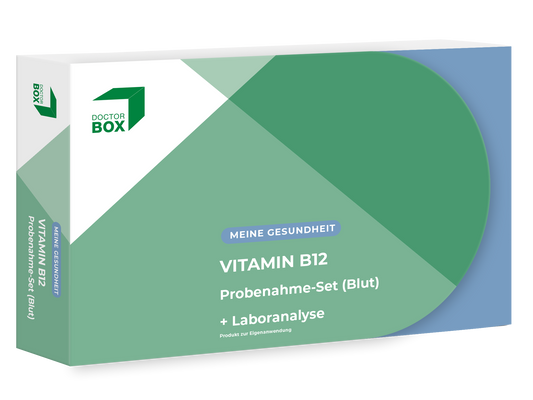 Grünblaues Probenahme-Set für Vitamin B12 Mangel 