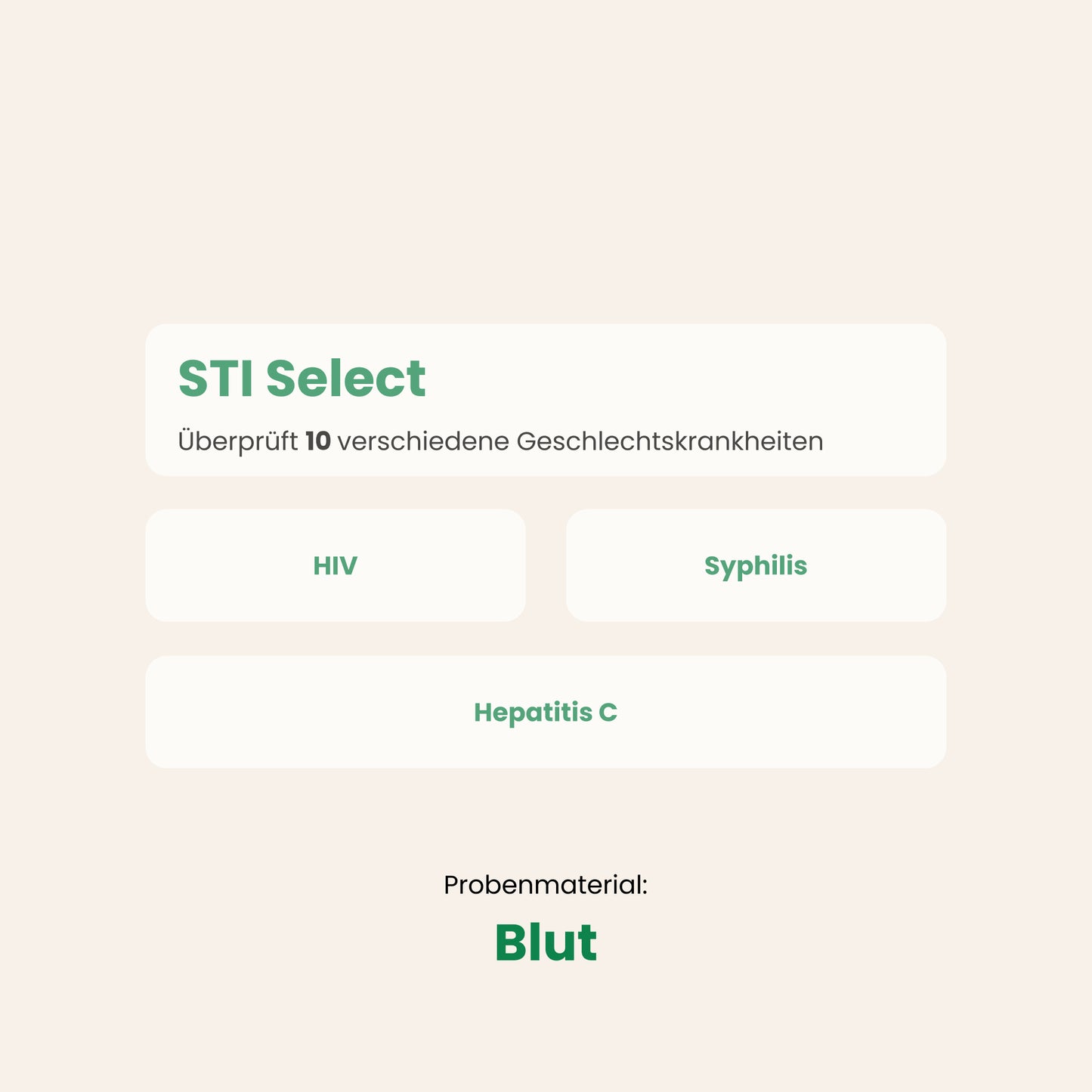 STI Test Select - Geschlechtskrankheiten-Test
