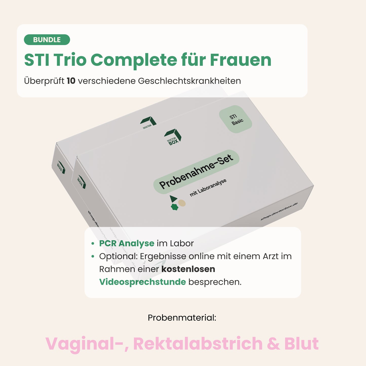 STI Complete Trio | Für Frauen