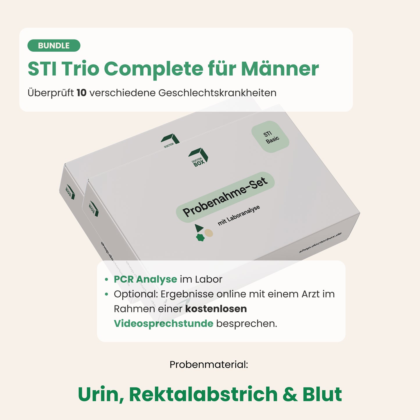 STI Complete Trio | Für Männer