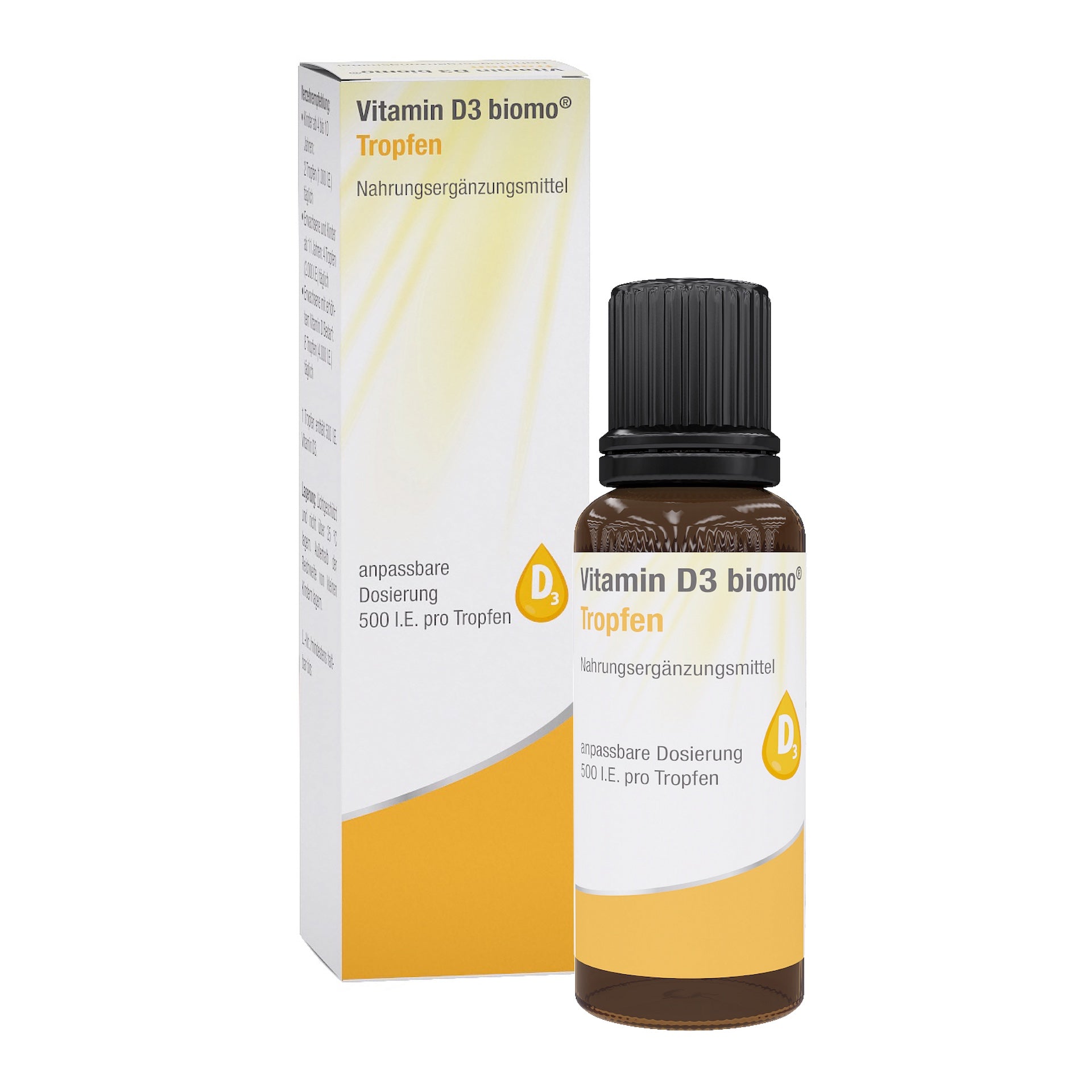 vitamin d tropfen aufbewahrung Vitamin D3 biomo® Tropfen - Anpassbare Dosierung
