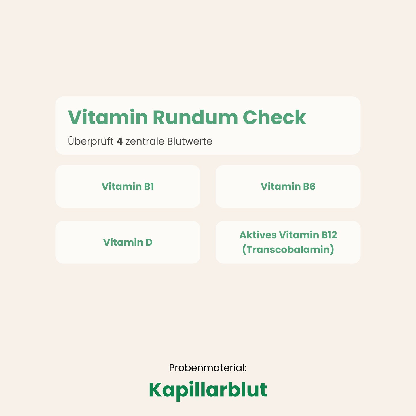 Comprehensive Vitamin Check
