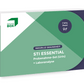  Die Verpackung des Probenahme-Sets STI Essential wird abgebildet. Die grünen DoctorBox Farben und ein dunkles Blau sowie das DoctorBox Logo oben links befinden sich auf der Verpackung. Sexuelle Gesundheit, gefolgt von STI Essential und mit dem Untertitel Probenahme-Set (Urin) + Laboranalyse (Produkt zur Eigenverwendung)